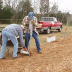Days Six - Setting the fence posts