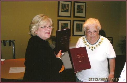 Gleaves Books Presented to West Wilson County Historical Society. July 2009